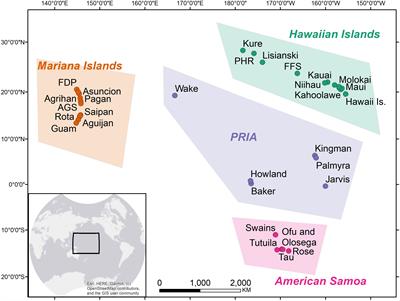 Oceanic productivity and high-frequency temperature variability—not human habitation—supports calcifier abundance on central Pacific coral reefs